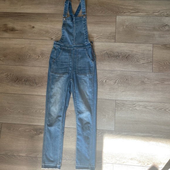 Madewell Overalls Drop Hem Edition Thin Back Straps - Picture 6 of 12